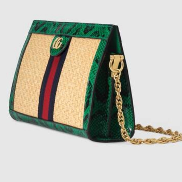 SOLD GUCCI *Limited Edition* Snakeskin Ophidia Bag - Picture 2 of 16